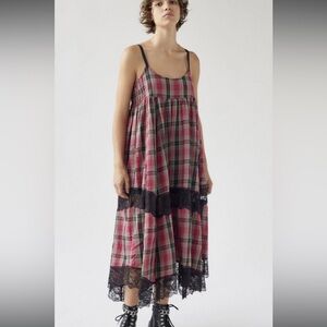 RARE 🖤🍓Urban Outfitters Baez Lace Inset Dress- XL